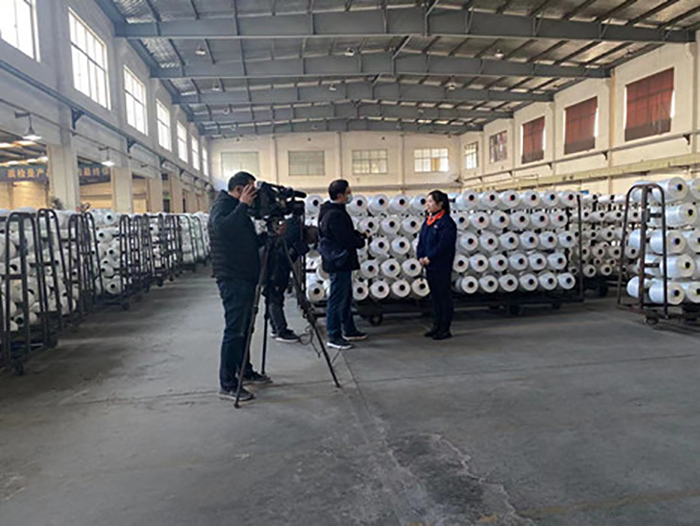 绍兴市公共频道电视台和柯桥区电视台划分赴合乐HL8采访报道-合乐HL8