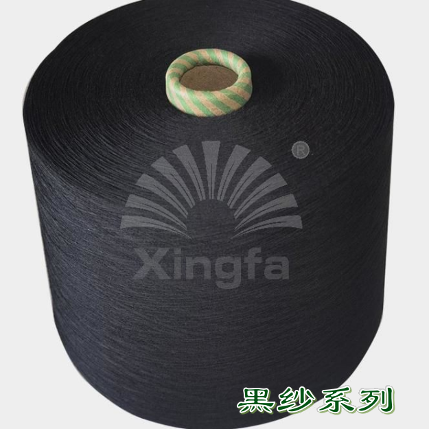 涤粘黑纱21-40S-合乐HL8